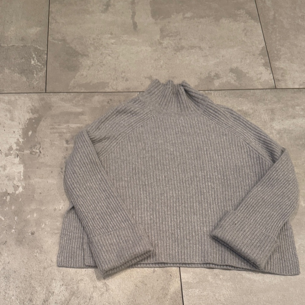 NakedCashmere Gray Turtleneck Sweater